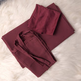 Hijab & Niqab Set - Dark Maroon